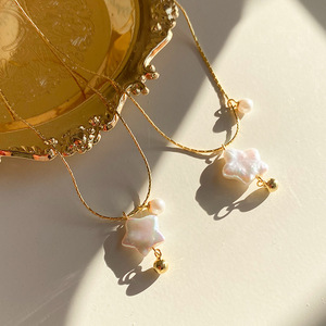 2025 haute qualité S925 <span class=keywords><strong>collier</strong></span> en argent Sterling baroque <span class=keywords><strong>perle</strong></span> étoile pendentif <span class=keywords><strong>collier</strong></span> breloque Unique concepteur <span class=keywords><strong>collier</strong></span> pour les filles - Product Image 3