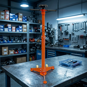 Support de levage robuste de 3/4 tonne à grande portée avec roues et pédale pour le levage de boîtes de vitesses automobiles - Product Image 3