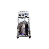 Dispenser Cairan Suhu Tinggi LZ-2 Kepala Ganda untuk Minyak Kelapa, Minyak Zaitun, Minyak Teh, dan Cairan Kimia, Semi-Otomatis, Berbahan Kaca