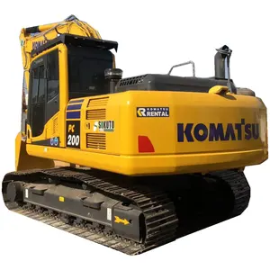 Buena venta excavadora usada Komatsu PC 200-8 excavadora sobre orugas equipo pesado de alta calidad para la venta