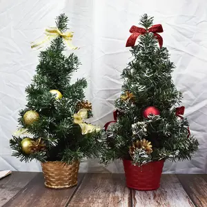 Mini árvore de natal para decoração, árvore de natal com decoração de natal, decoração de casa, escritório, festa, natal, árvore de natal