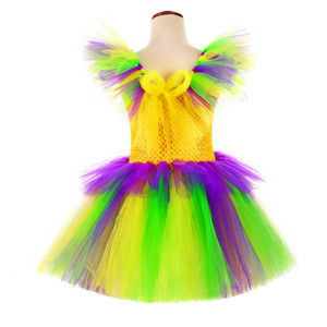 Robe en tulle pour bébé fille, inspirée du Mardi <span class=keywords><strong>Gras</strong></span>, pour fête costumée de carnaval, avec bandeau - Product Image 5