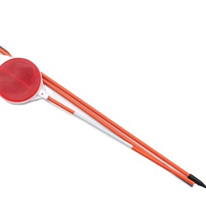 48 inch đường lái xe phản chiếu đánh dấu cam sợi thủy tinh tuyết Stakes với đôi mặt phản xạ và băng phản chiếu - Product Image 5