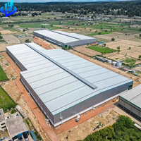 Edificio Prefabricado de Acero para Almacenes, Planta Industrial, Estructura de Acero Prefabricada