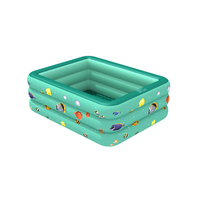 Stock Gros Piscine Familiale Extérieure pour Enfants Adultes 150cm Piscine Gonflable Portable Bébé