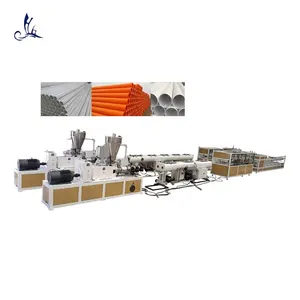 Plastic Water Tube Extruder Machinery Production Line Electrical Conduit PVC Pipe Making Machine