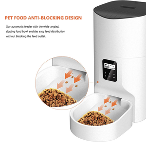 Distributeur automatique de nourriture <span class=keywords><strong>pour</strong></span> animaux de compagnie 9L avec caméra, distributeur intelligent de nourriture <span class=keywords><strong>pour</strong></span> chiens et chats avec WiFi, interaction vocale, contrôle par application, alimentation programmée <span class=keywords><strong>pour</strong></span> animaux de compagnie - Product Image 2