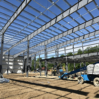 Bâtiments d'entrepôt et d'atelier préfabriqués en acier industriels avec un design moderne et des solutions complètes pour le projet