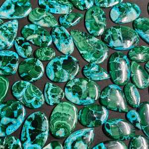 Lot de cabochons de pierres précieuses mélangées, pierres naturelles pour la fabrication de bijoux, pierres précieuses en vrac, effets lumineux, exportateur certifié en gros, Inde - Product Image 6