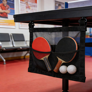 Ping Pong Paddle Storage Bag Breathable Mesh Portable Racket And Ball Organizer For Table Tennis Equipment - Product Image 3