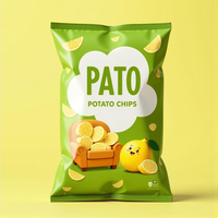 Fournisseur de la Chine Feuille d'aluminium refermable Logo personnalisé Ziplock Emballage de chips de pomme de terre pomme plantain Sacs de chips de banane