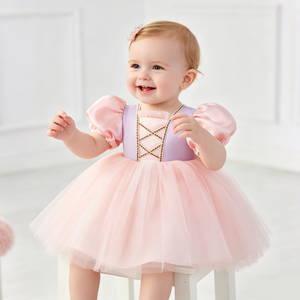 Abito da cerimonia per bambina 2026, nuovo stile, per 8 <span class=keywords><strong>mesi</strong></span> - <span class=keywords><strong>2</strong></span> anni, vestito da festa soffice e lussuoso per compleanno e matrimonio - Product Image 1