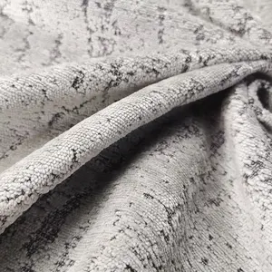 Tessuto a righe in ciniglia in tessuto da tappezzeria in velluto di poliestere di vendita caldo per divano