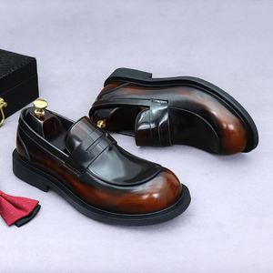 Chaussures de bureau décontractées pour hommes grande taille, style britannique, personnalisables, à bout pointu, légères, antidérapantes, de bonne qualité, neuves - Product Image 4