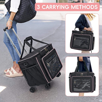 Valise à roulettes Oxford pour enseignants, sac de rangement multi-usages pour outils, transport à la main, à l'épaule et avec poignée de chariot amovible