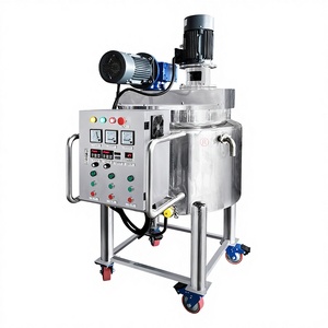 Réservoir de mélange de liquide de 300l chauffant en acier inoxydable avec agitateur Machine de fabrication de savon liquide pour lavage des mains Mélangeur - Product Image 1