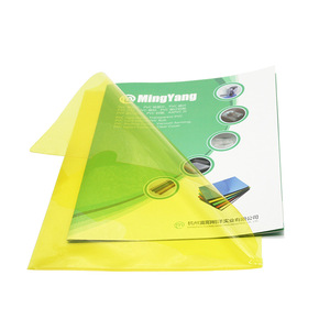 MingYang Pvc L Shaped <b>Folder</b> Transparent 220x310mm Waterproof Office Use - Product Image 1