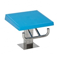 Plataforma de Salida para Competición de Natación de Acero Inoxidable Antideslizante, Modelos de Uno/Dos Escalones PT470 PT471 PT472