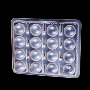 Dùng Một Lần Phân Hủy Sinh Học Vỉ Khay Nhựa Cho Bao Bì Cho Cookie Bánh Quy Chip Khác Trong Suốt Thực Phẩm Hộp Ngăn - Product Image 6