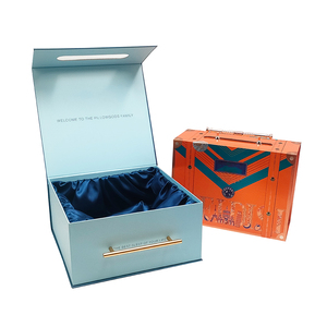 Tùy Chỉnh Logo In Đen Giấy Phẳng Gói Cứng Nhắc Tông Quần Áo Mỹ Phẩm Giày Có Thể Gập Lại Bao Bì Gấp Từ Hộp Quà Tặng - Product Image 6