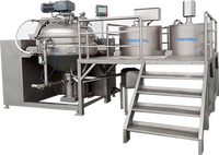 MAKWELL 500L émulsifiant sous vide homogénéisant mélangeur sauce faisant la machine Machine Mayonnaise