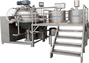 MAKWELL 500L Mezclador Homogeneizador Emulsionante al Vacío Máquina para Hacer Salsas Máquina para Mayonesa - Product Image 2