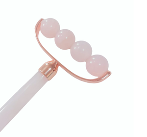Rose Quartz Face <b>Roller</b> Masajeador facial manual de <b>jade</b> natural - Product Image 1
