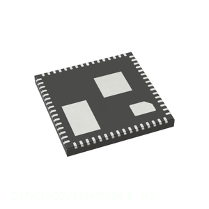 ชิ้นส่วนวงจรอิเล็กทรอนิกส์ DSPIC33CDV256MP206-E_M9 64 powervfqfn แบบฝังดั้งเดิม - Product Image 1