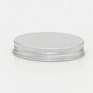 89/400 89mm 89-400 gümüş Metal döner kapaklı şişeler konserve kavanoz kapakları toptan alüminyum kapaklı kavanoz