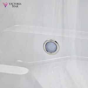 Baignoire autoportante pour 6 personnes, bain à remous extérieur, spa chaud Balboa - Product Image 3
