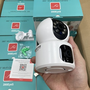 Caméra Wifi à double objectif 390Eyes, vision nocturne 1080P, surveillance panoramique à domicile, stockage sur le cloud IPC - Product Image 4