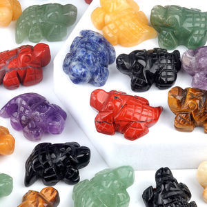 Натуральный агатовый кристалл с гравировкой крокодила, аметист, нефрит, целебный камень, кулон в виде животного, модный тренд, миниатюрный декор для дома, подарок - Product Image 4