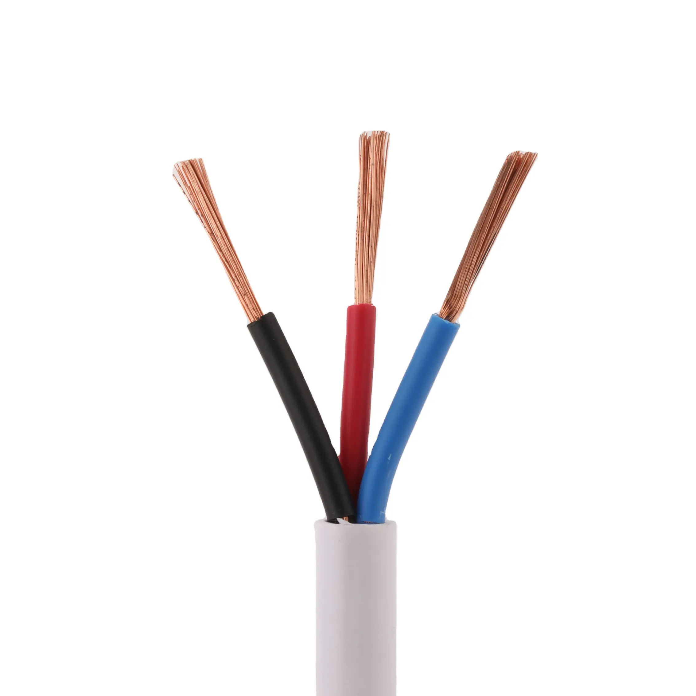 Гибкий плоский кабель 2,5 мм Электрический кабель для дома медный cpnductor ПВХ изолированный многоядерный Электрический провод