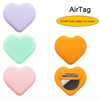 Silikon-ID-Tag Graviert mit QR-Code Anti-Verlust-Position ierungs schutz halter Love Pin Kinder/ältere Menschen/Haustier Air Tag