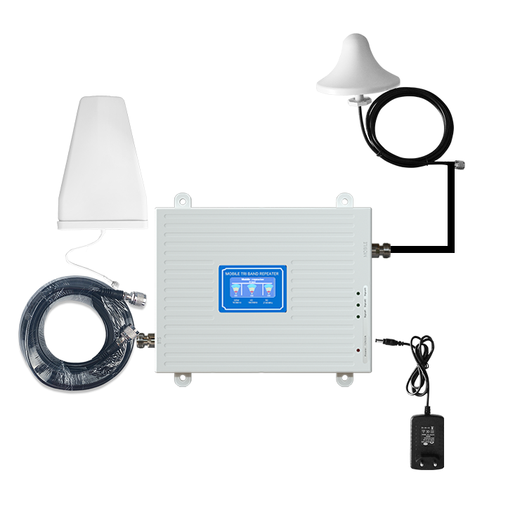 cell phone signal repeater 2G 3G 4G mobile phone amplifier signal booster 900 1800 2100mhz