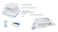 Barrière stérile haute performance en Tyvek pour machine d'emballage sous vide, scelleuse automatique de barquettes et boîte blister pour stérilisation au plasma
