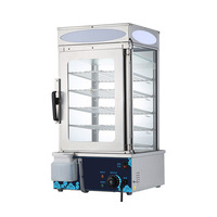 Vitrine chauffante électrique professionnelle pour la préparation et la présentation de Siopao et de pains farcis
