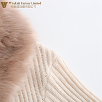 London Fog Manteau pull pour femme avec col en fausse fourrure