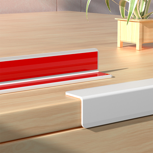 Vente en gros de protection d'angle en forme de L en PVC pour la maison chambre couleurs personnalisées extrusion plastique Modling Service de coupe inclus - Product Image 5