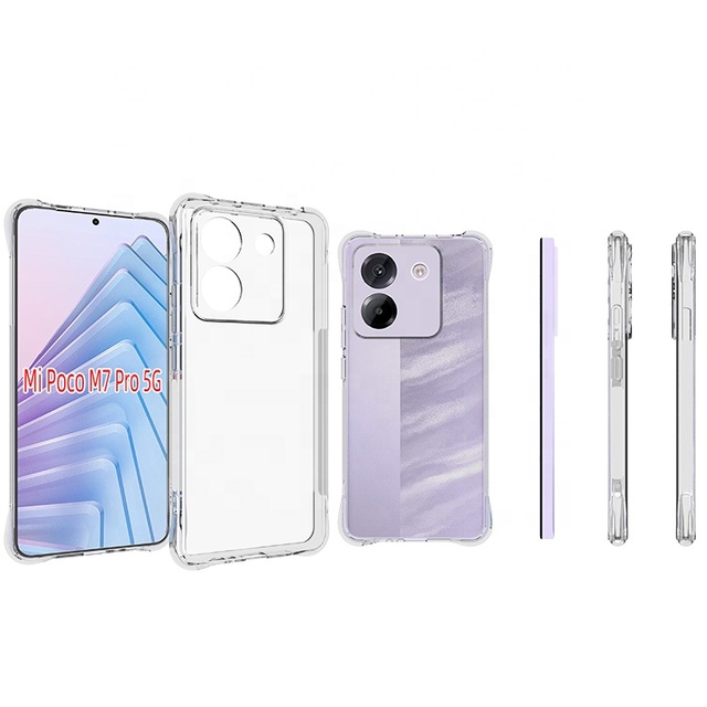 Poco X4 M4 M7 Plus Pro M8 Power 5G M7 4G Transparent TPU Eco-friendly Shockproof Phone Cover