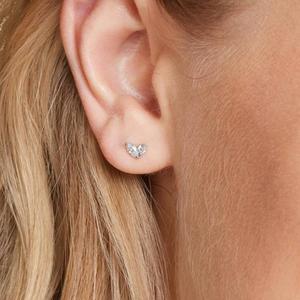 Custom 925 Sterling Silver Moissanite Diamond Stud <b>Earrings</b> Luxury <b>Fine</b> Jewelry for Women Birthday Anniversary Wedding Gift - Product Image 6