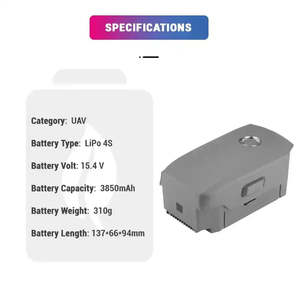 Drone de vol intelligent Mavic 2 Pro Zoom Series Battery 3850mah 15.4V d'origine avec caméra 4K Accessoires Hot - Product Image 4