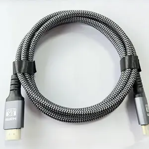 HD 8K 60hz 4K 120Hz 2.1 Gold Plated HDMI To HMDI Cable Video Wire HDMI Kabel 3D Cavo 1M 2M 3M Cabo 2.1 HDMI Cable