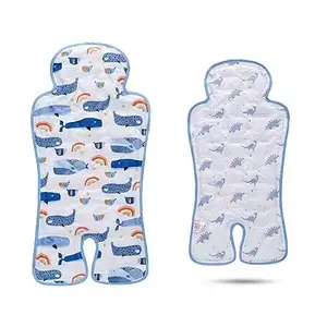 Almofada de refrigeração de bebê multifuncional para carrinho de bebê, almofada gel reutilizável para assento de carro