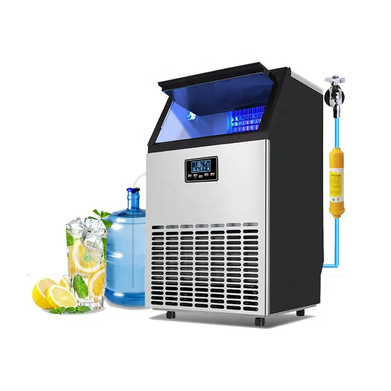 Professional Drink Shop Use 13Kg Storage Capacity Ice Maker Ice Cube Machine