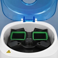 Centrifugeuse de microplaques L-CFM-2500, agitateur de plaques PCR 2500 tr/min, centrifugeuse de laboratoire de paillasse 2x96 puits avec moteur sans balais