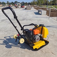 Compacteur de sol vibrant portatif à essence haute efficacité