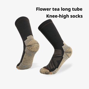 <span class=keywords><strong>Chaussettes</strong></span> unisexes <span class=keywords><strong>en</strong></span> <span class=keywords><strong>laine</strong></span> mérinos pour l'automne et l'hiver, idéales pour la randonnée, la course à pied, les sports <span class=keywords><strong>de</strong></span> <span class=keywords><strong>montagne</strong></span>, pour les jeunes et les adultes, avec doublure polaire - Product Image 2