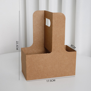 Özel Logo taşınabilir çiçek kağıt kutuları ve hediye paketleme için Kraft fincan taşıyıcı, doğum günü kutlamaları, düğün ambalaj - Product Image 2