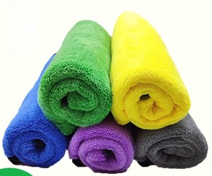 Serviette de lavage de voiture-Polaire corail bicolore pour le nettoyage et l'entretien de la voiture, chiffon de nettoyage épais pour voiture, vadrouille absorbant l'eau - Product Image 2